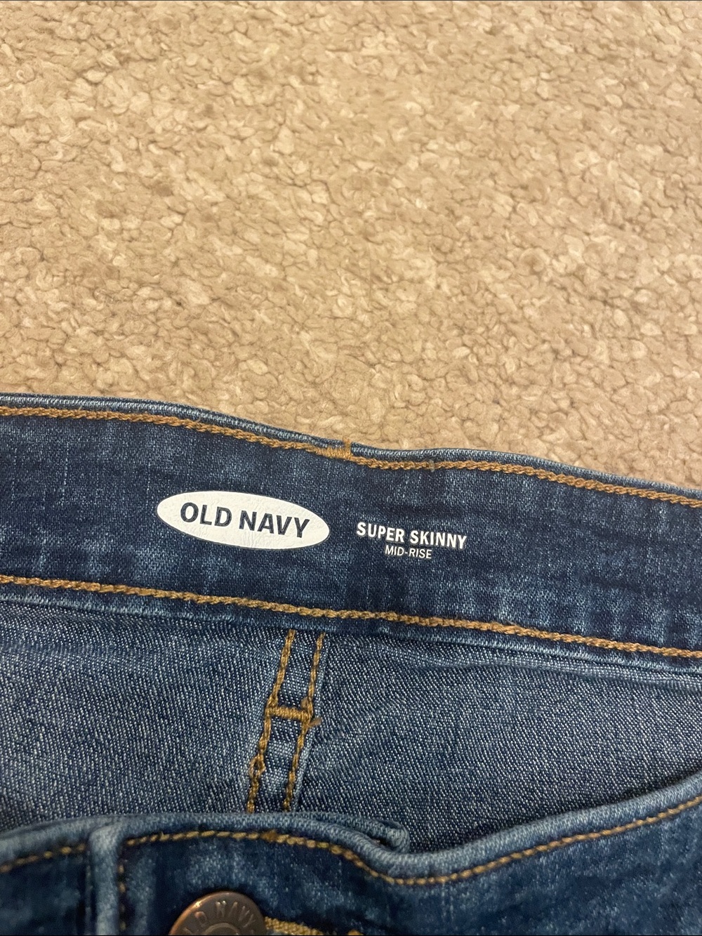 Classic Dark Blue Women's Jeans Super Skinny - Picture 6 of 8